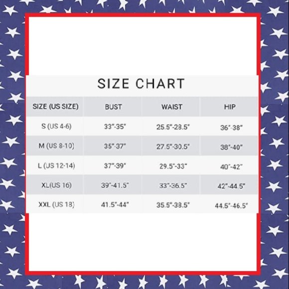 NWT Patriotic Print Halter/Dual Look Swimsuit - Picture 8 of 8